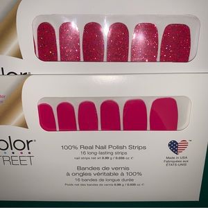 HOW ROME ANTIC Color Street Pink Valentines Day Set Bundle GLITTER Retired Lot